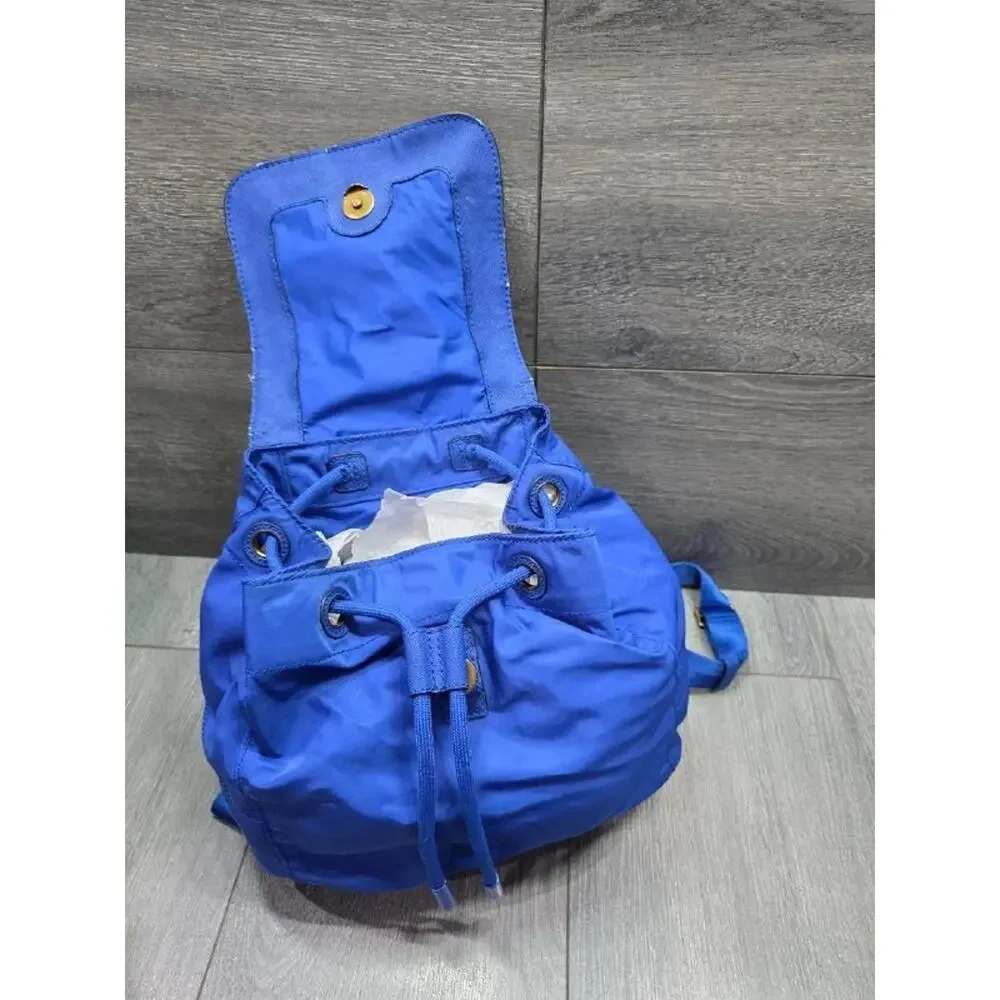 Tory Burch Scout Medium Nylon Backpack Royal Blue B0000667